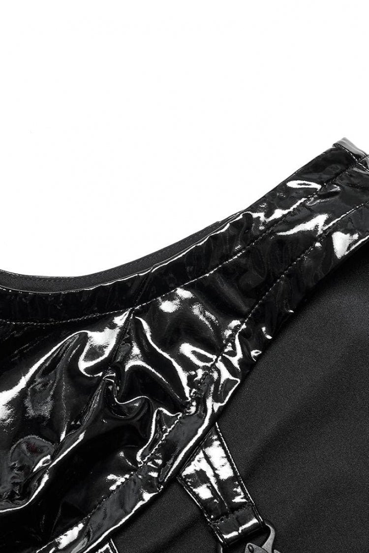Glossy Hollow Slim Steampunk Vest for Women