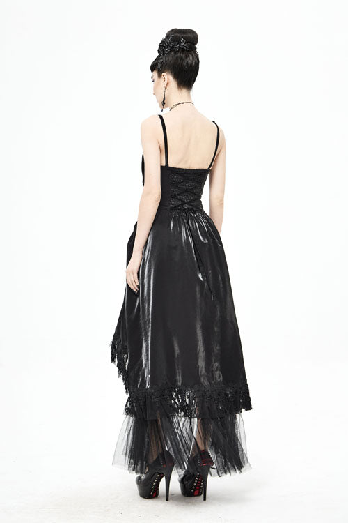 Gothic Layered Tube Dress for Women