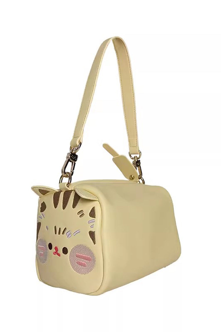 Adorable Toast Cat Themed Lolita Shoulder Bag in Three Hues