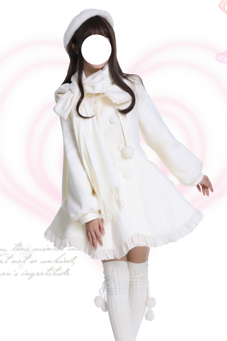 Elegant Long Sleeve Bow Princess Lolita Coat