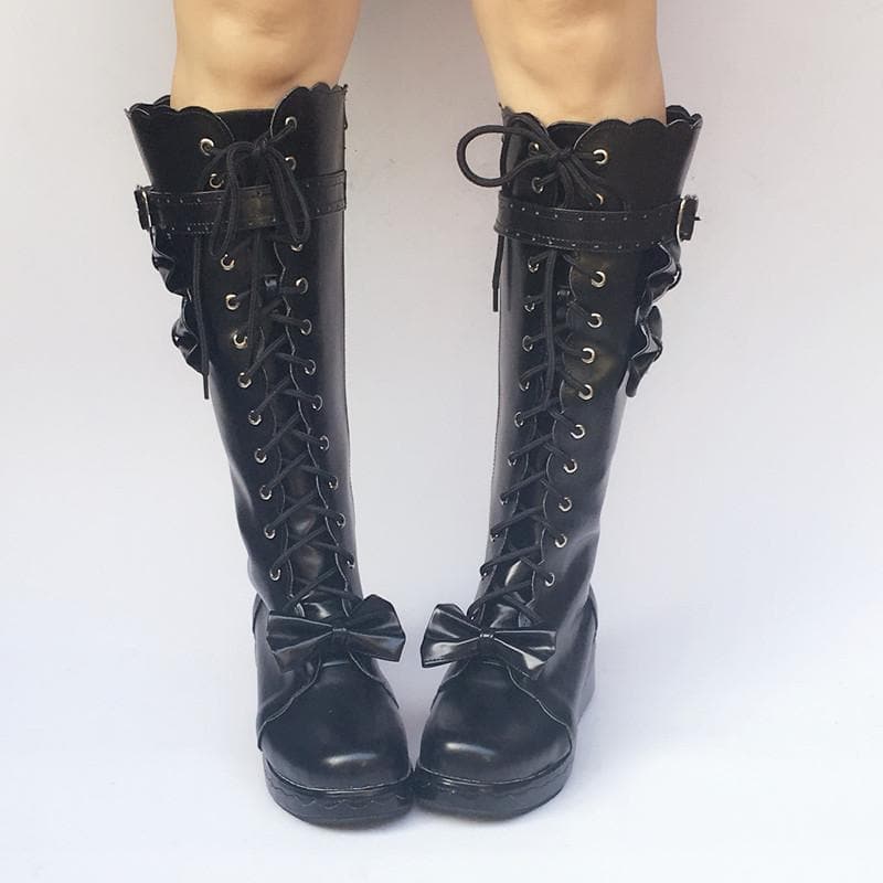Boots SP168139 Custom Made Lolita Shoes Knee