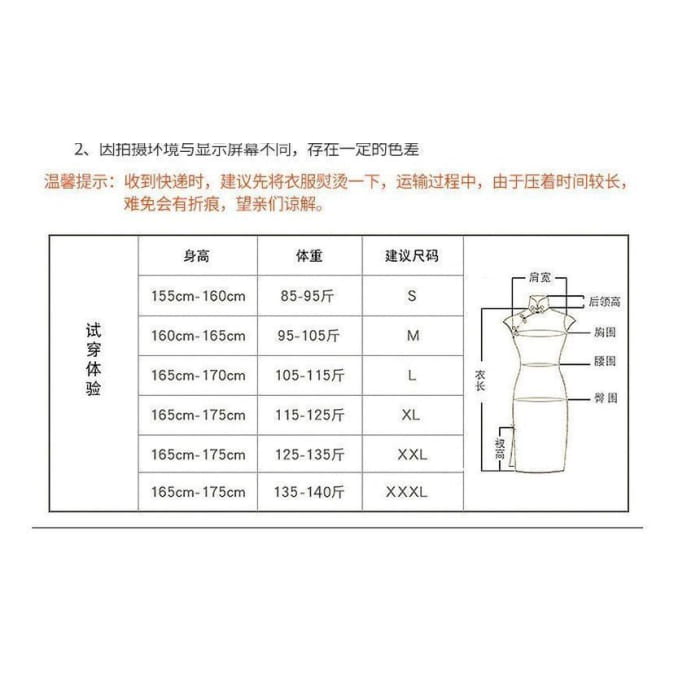 Elbow-Sleeve Plain Lace Qipao