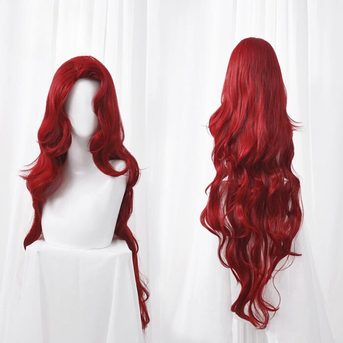 Elegant Princess Bloddy Red Curly Wig ON1185