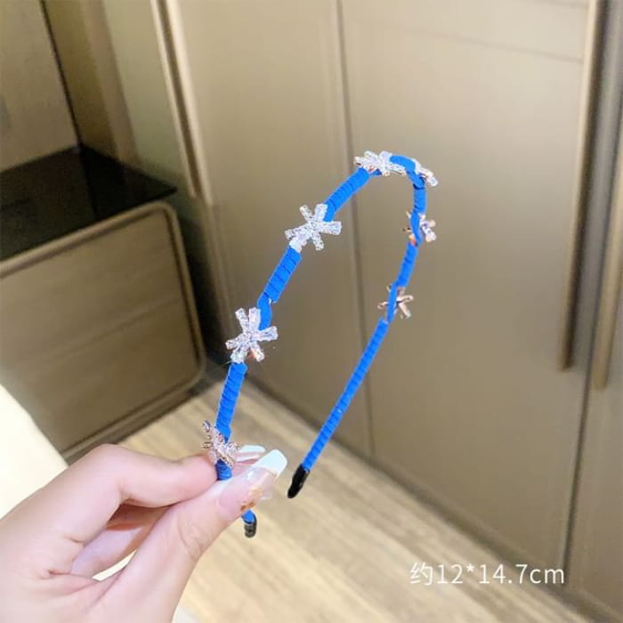Embellished Alloy Headband (Various Designs) - G2935 - Blue