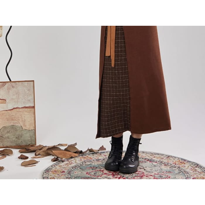 Embroidered Cardigan / Sleeveless Top / Knit / Midi