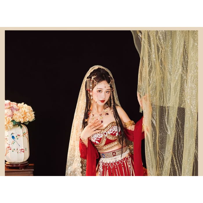 Embroidered Hanfu Costume Set