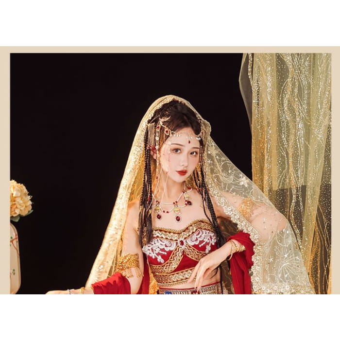 Embroidered Hanfu Costume Set