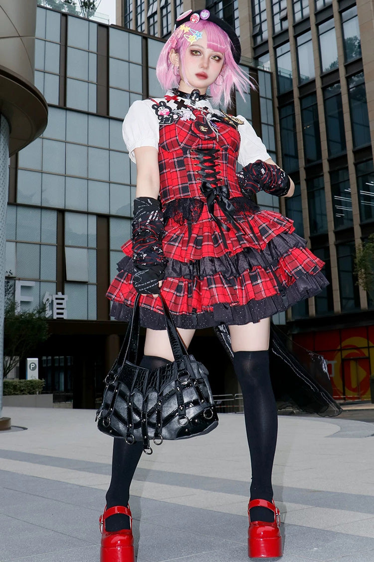 Studded Punk Lolita Crossbody Handbag