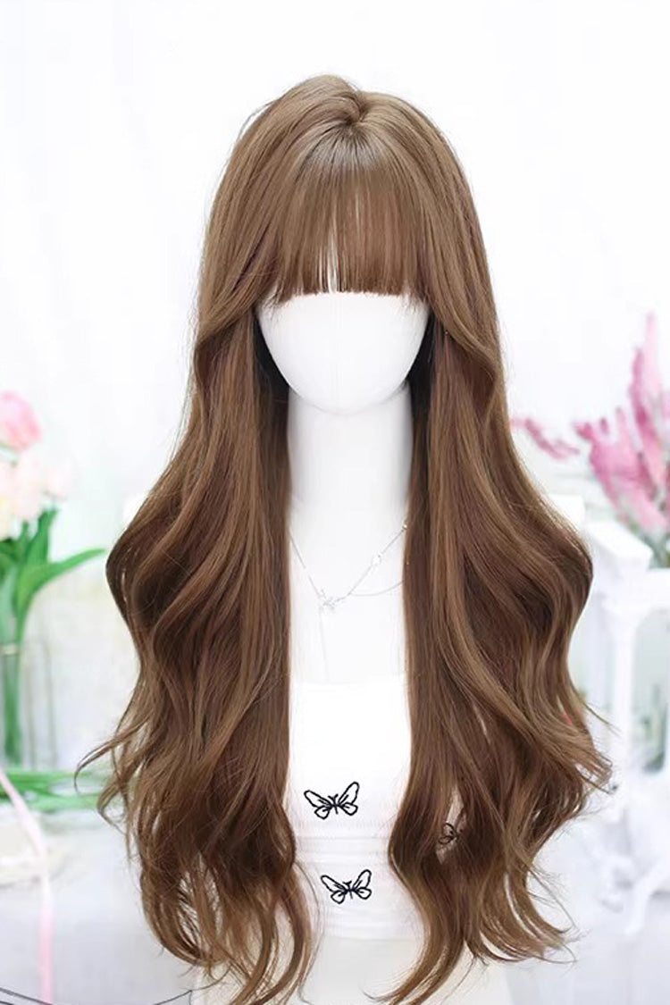 Air Bangs Curly Wig - Long Lolita Hair