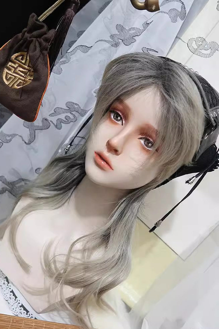 Black/Yellow Gradient Ruffled Bow Ouji Fashion Prince Handsome Lolita Wig