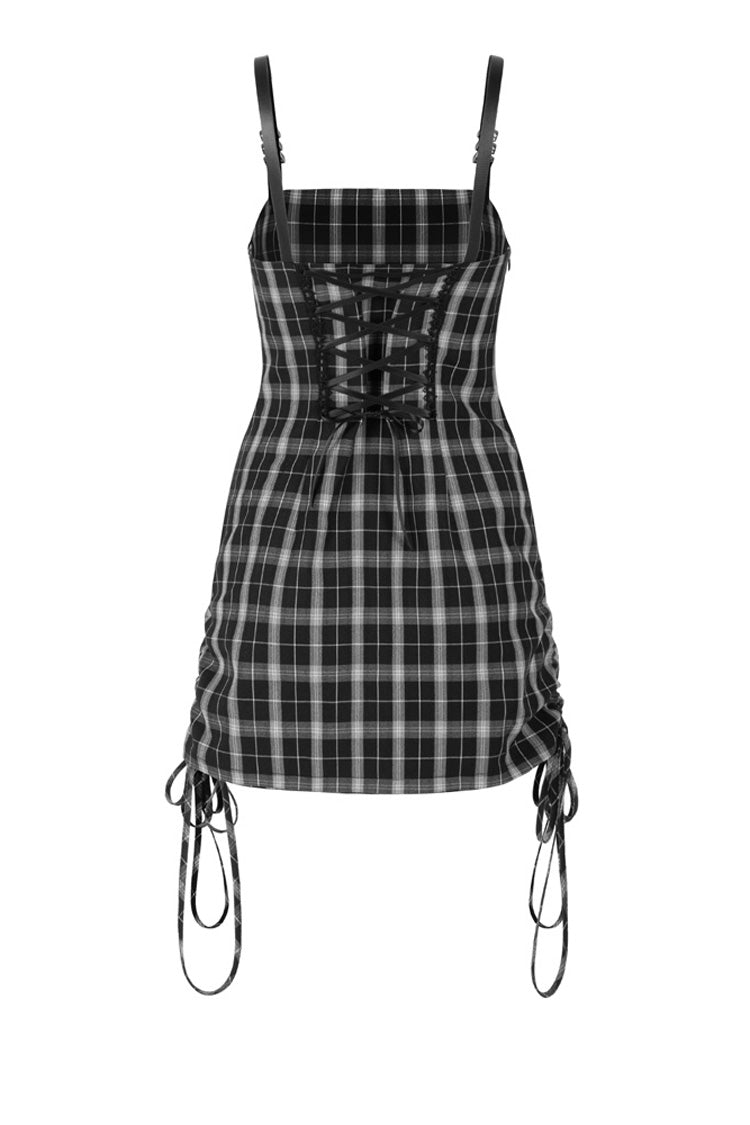 Cute High Waist Steam Punk Strap Dress