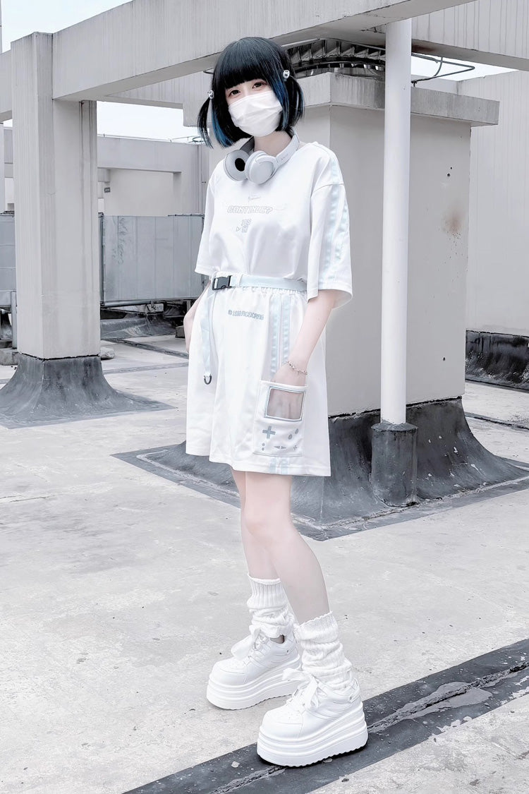 College Lace-Up Sweet Jirai Kei Platforms - 2 Colors