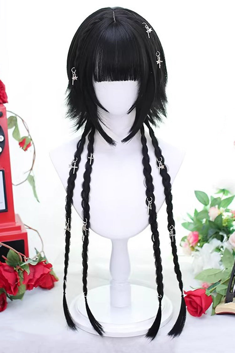 Trendy Braided Sweet Lolita Wig with Highlights