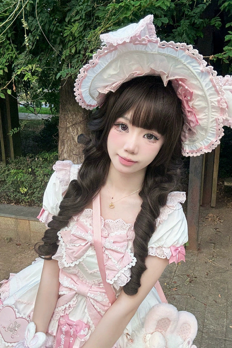 Sweet Japanese Roman Curls Lolita Long Wig