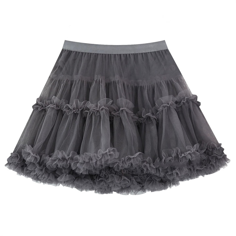 Sweet High-Waist Ruffled Princess Petticoat Available in Seven Colors
