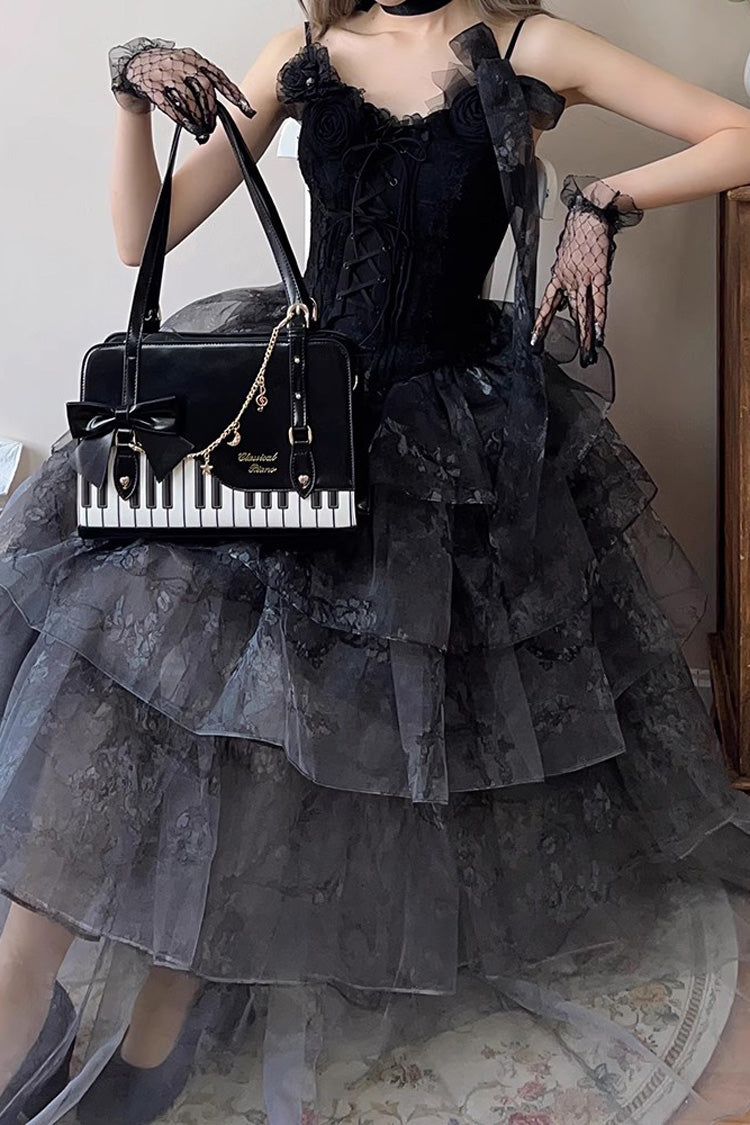 Piano Waltz Bowknot Lolita Handbag