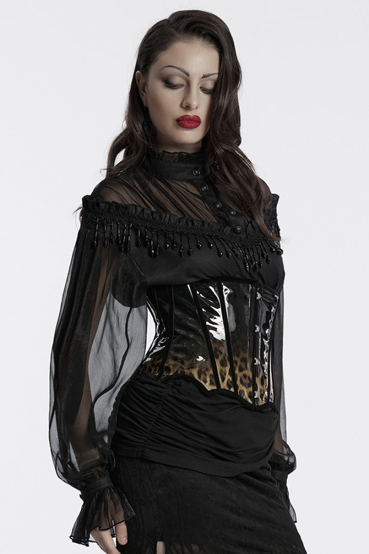 Gothic Underbust Corset with Gradient