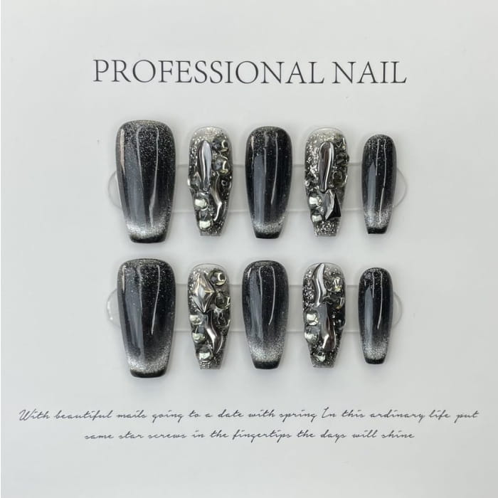 Faux Crystal Nail Tips