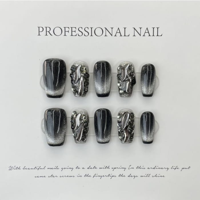 Faux Crystal Nail Tips