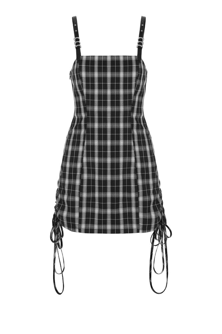 Cute High Waist Steam Punk Strap Dress