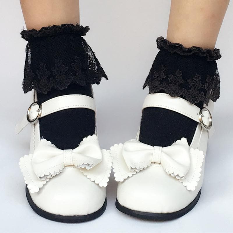 Bow Custom Made Lolita Elegant SP168082 Shoes