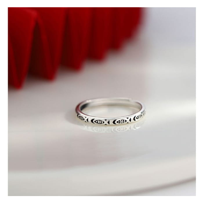 Fish Embossed Ring