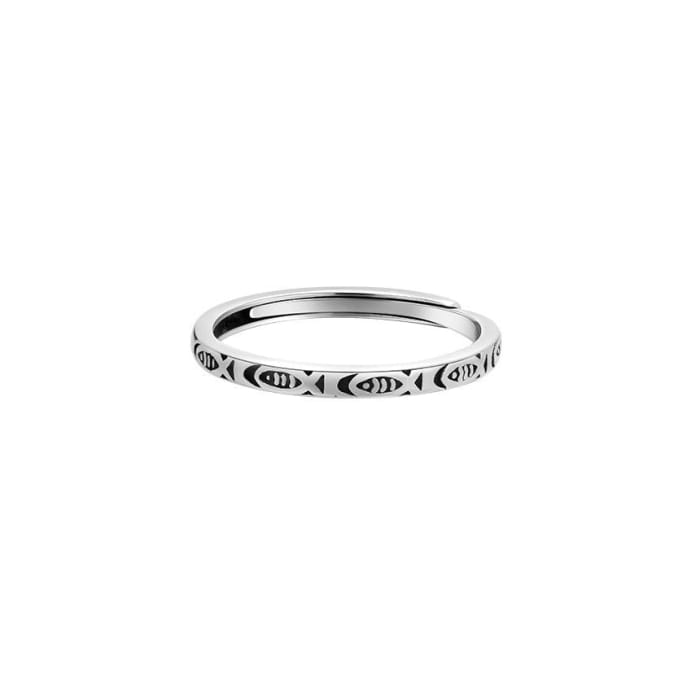 Fish Embossed Ring
