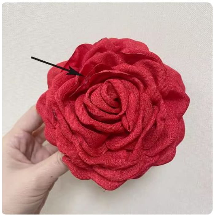 Floral Fabric Hair Claw