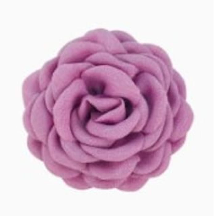 Floral Fabric Hair Claw - 6 - Purple / One Size