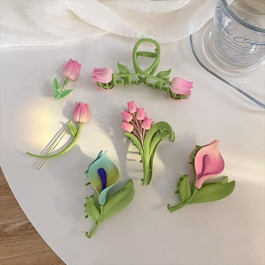 Floral Hair Claw / Clip