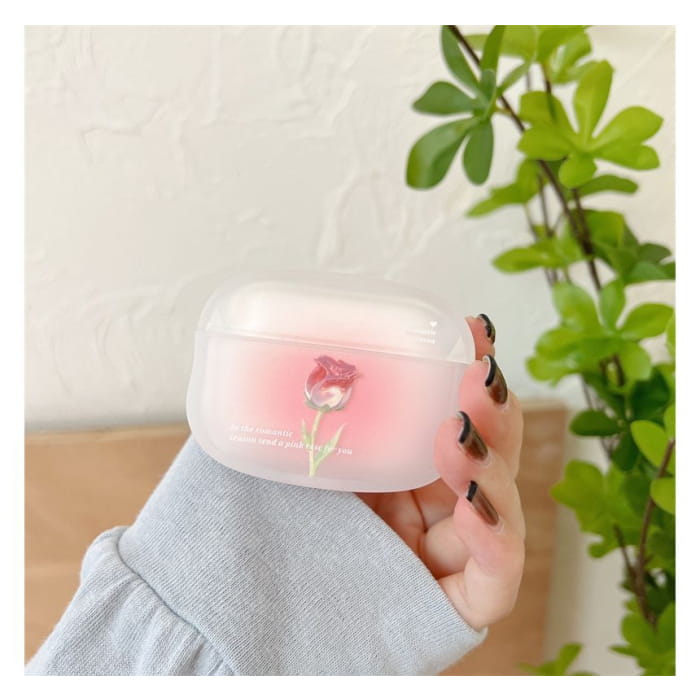 Flower Accent AirPods Earphone Case Skin