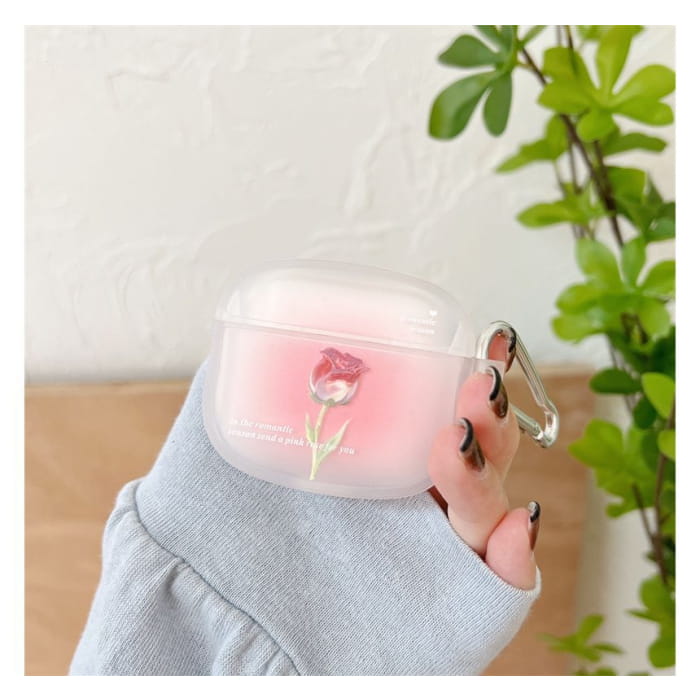 Flower Accent AirPods Earphone Case Skin