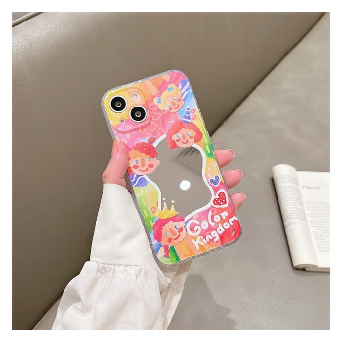 Flower Mirrored Phone Case - iPhone 13 Pro Max / mini / 12