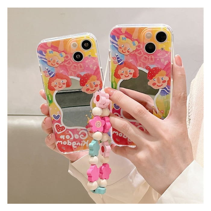 Flower Mirrored Phone Case - iPhone 13 Pro Max / mini / 12