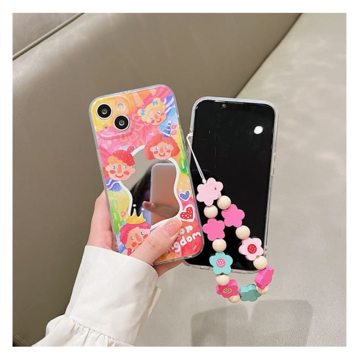 Flower Mirrored Phone Case - iPhone 13 Pro Max / mini / 12