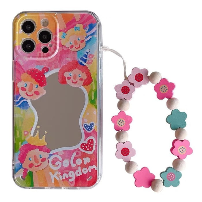 Flower Mirrored Phone Case - iPhone 13 Pro Max / mini / 12