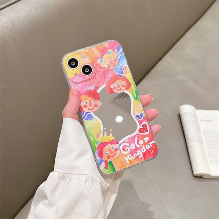 Flower Mirrored Phone Case - iPhone 13 Pro Max / mini / 12