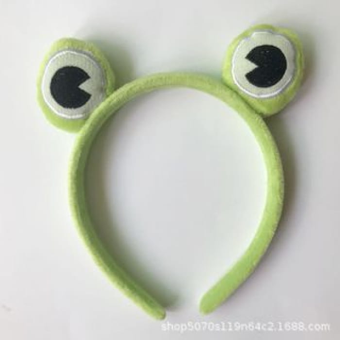 Frog Chenille Headband (Various Designs) - Green / One Size