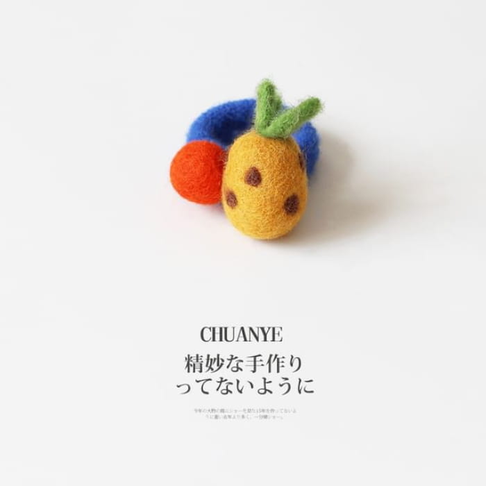 Fruit / Vegetable / Floral Felt Hair Tie - Type 02