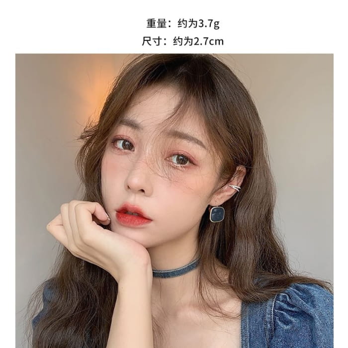 Glaze Alloy Earring (Various Designs)