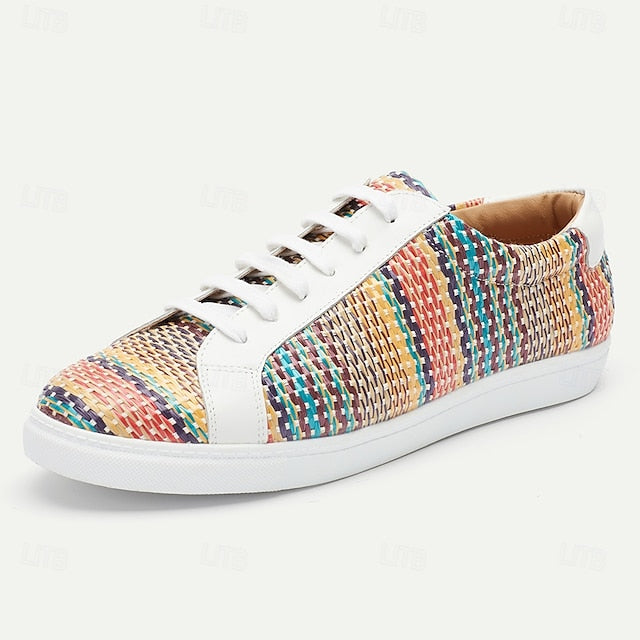 Sneakers Knit Nylon – Woven Men's Trendy Multicolor