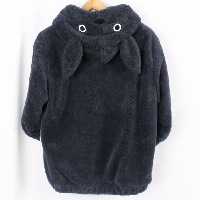 Harajuku Totoro Kawaii Cosplay Hoodie Coat With Ears CC0179 - Cospicky