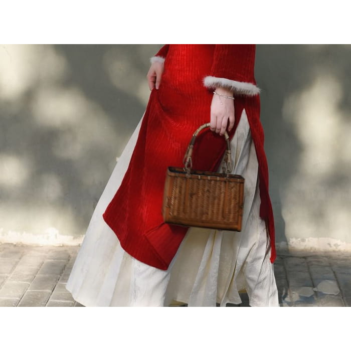 High Rise Jacquard Maxi