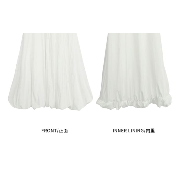 High Rise Plain Maxi