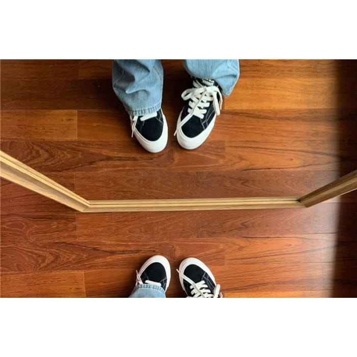 High Waist Washed Bootcut Jeans