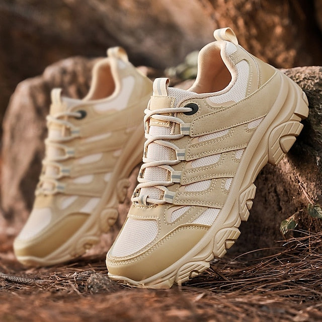 Men's Hiking - Sneakers Beige Outdoor Lightweight