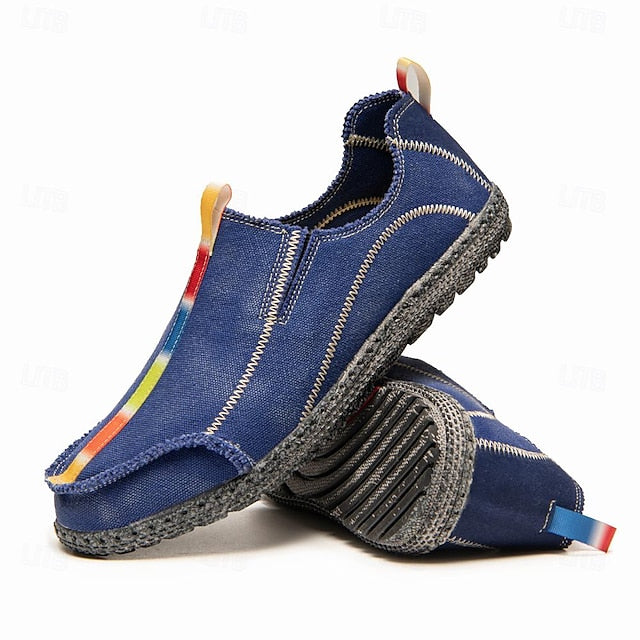 - Eco-Friendly Sustainable Slip-On Canvas Shoes Men's