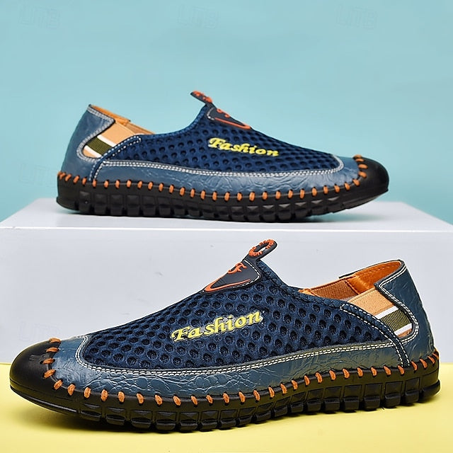 Loafers Men's Mesh Slip-Ons Comfort