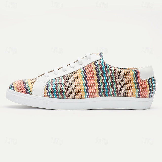 Sneakers Knit Nylon – Woven Men's Trendy Multicolor