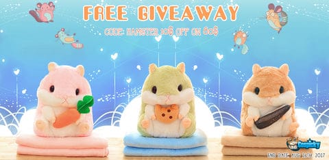 Verlosung eines Kawaii-Hamster-Rucksacks